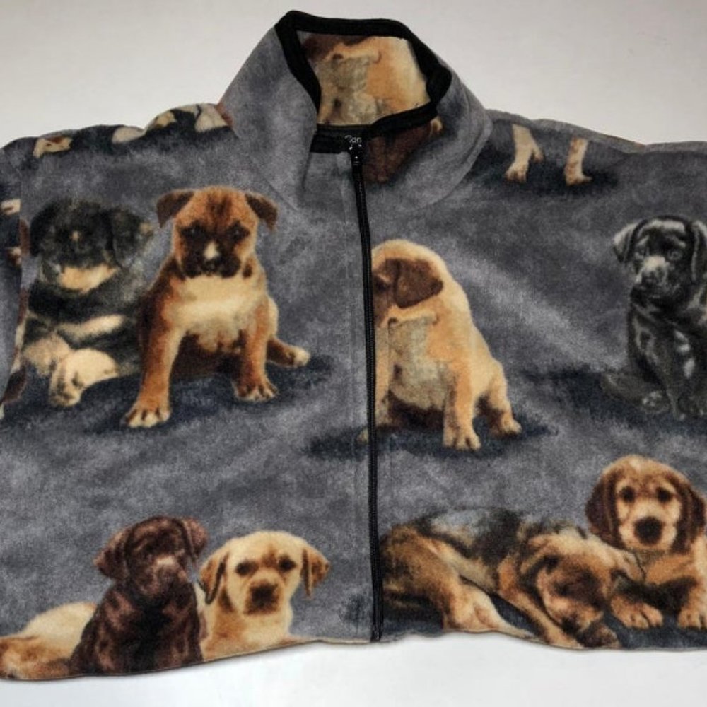 ZooFleece Dog Gray Dogs Puppy Beagle Jack Russel Fleece Sweater Jacket S-3X - Picture 10 of 13